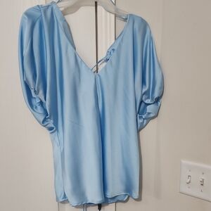 Worthington Light Blue Women's Blouse